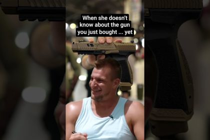 When she doesn’t know about the gun you just bought … yet