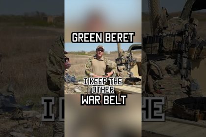 How GREEN BERETS set up their WAR BELT #military #youtubeshorts #greenberets #reels #army