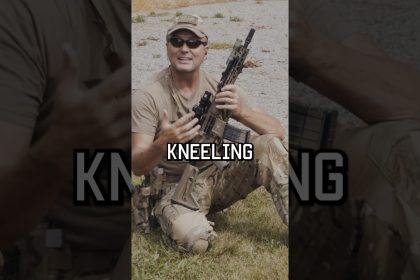 Former Green Beret Shows How To Be Accurate While Kneeling #youtubeshorts #reels #military #tips