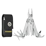 LEATHERMAN, Wave+, 18-in-1 Full-Size, Versatile Multi-tool for DIY, Home, Garden, Outdoors or Everyday Carry (EDC), Stainless Steel