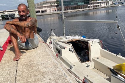 Viral Tampa sensation ‘Lieutenant Dan,’ who rode out Hurricane Milton in boat, describes how he survived