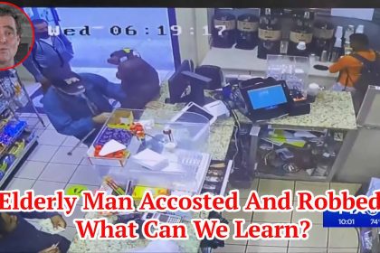 Elderly man accosted and robbed. What can we learn?