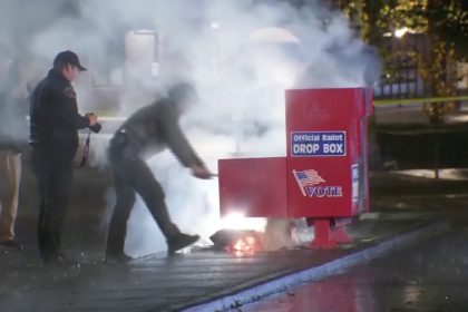 Washington officials retrieve about 475 damaged ballots from burned drop box