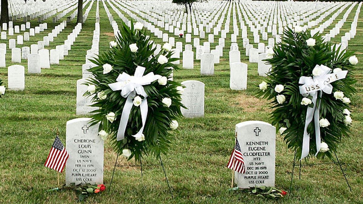 Gravestones of USS Cole sailors