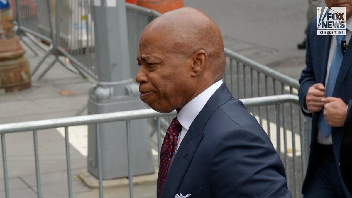 New York City Mayor, Eric Adams arrives at Federal Court in New York City to face charges related to campaign corruption.