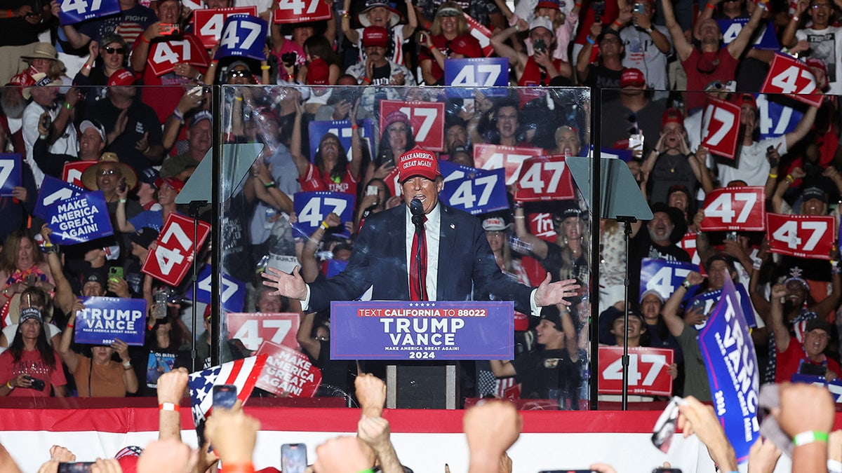 Trump speaks at rally