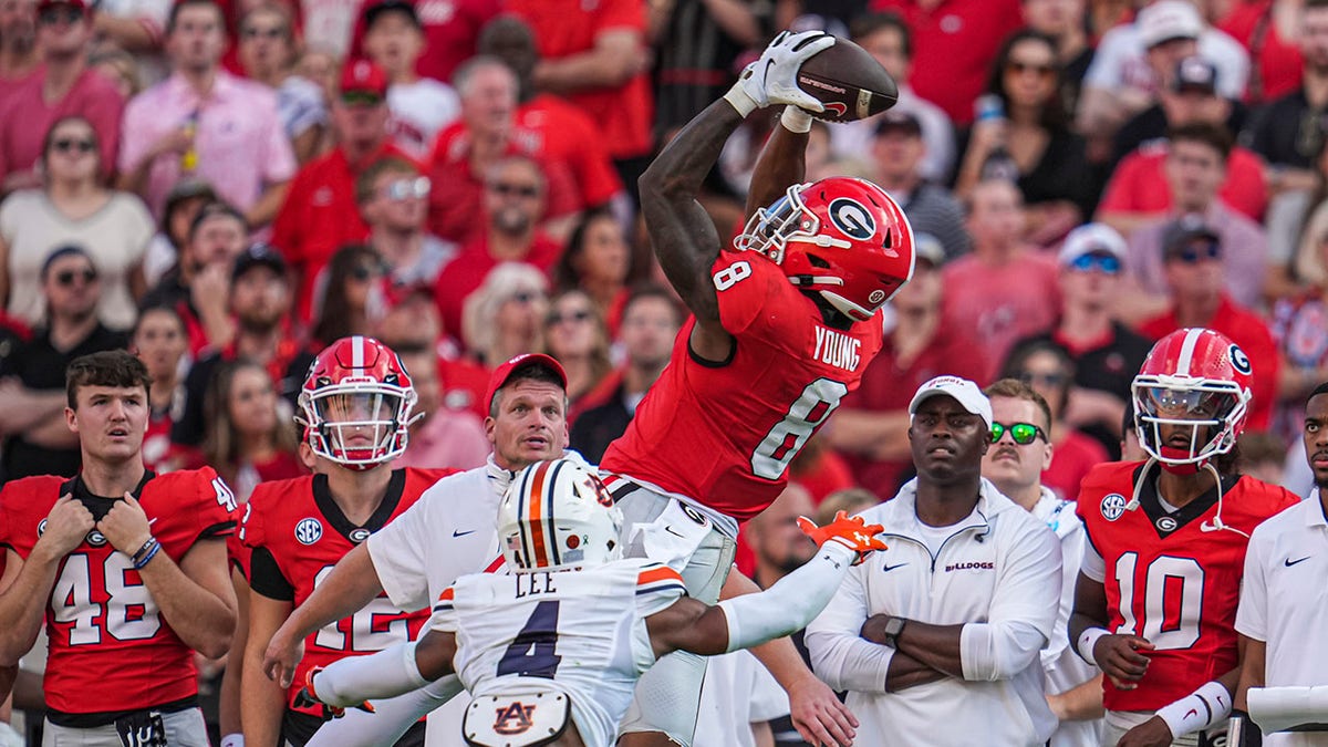 Colbie Young makes a catch