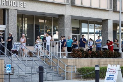 Florida man jailed after allegedly striking US rep’s campaign manager outside early voting site