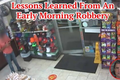 Lessons Learned From An Early Morning Robbery