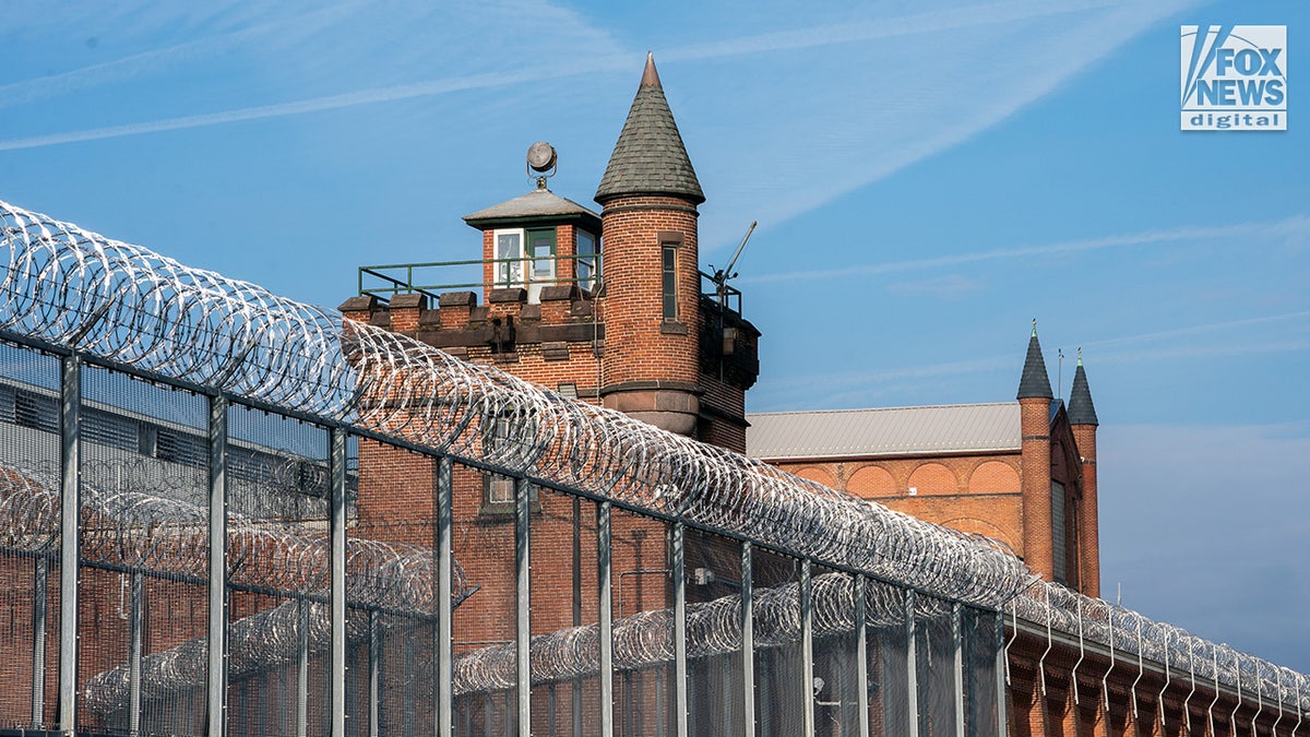 An exterior view of SCI Hutingdon State Correctional facility in Huntingdon, Pennsylvania