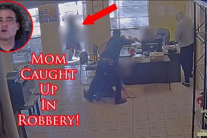Mom And Her Child Caught In An Armed Robbery!