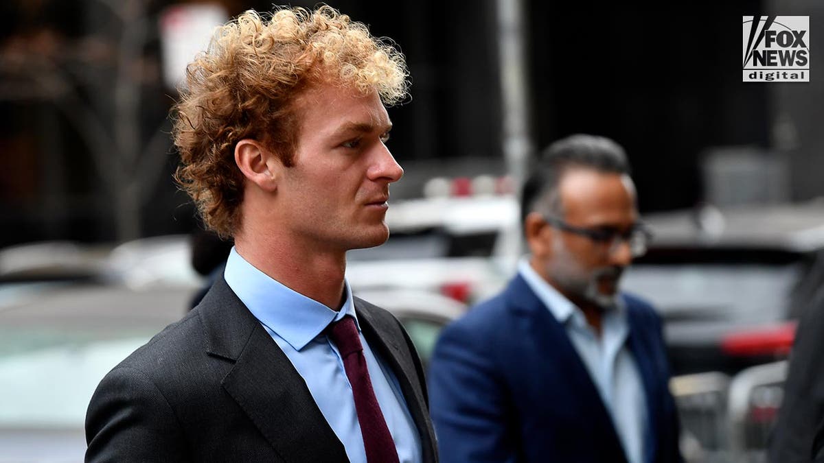 Daniel Penny arrives for his trial in the NYC subway chokehold death of Jordan Neely