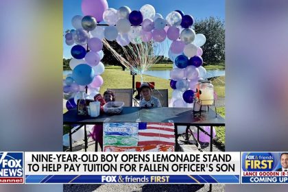 Florida boy opens lemonade stand to cover daycare tuition for fallen officer’s son: ‘What Jesus would do’