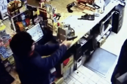 VIDEO: Armed Clerk Shoots, Stops Armed Robber In His Tracks