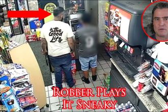 Sneaky Armed Robber Gives Plenty of Chances To Turn The Tables