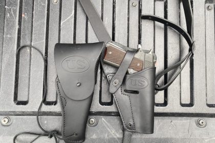 Classic 1911 Leather GI Holsters from 1791: M1916 and an M3 Tanker