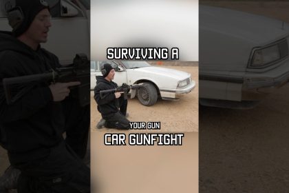 How to survive a car gunfight. #car #shorts #reels