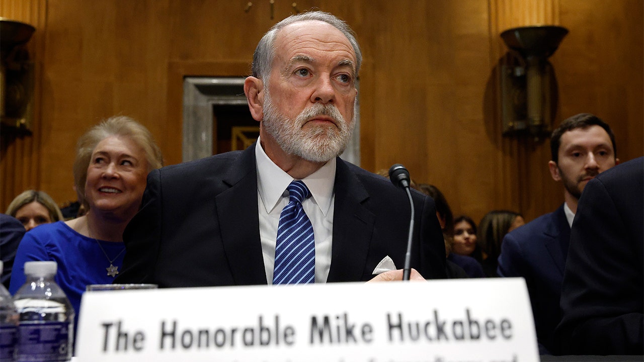 Anti-Israel protesters interrupt Huckabee hearing, attack Trump nominee’s faith