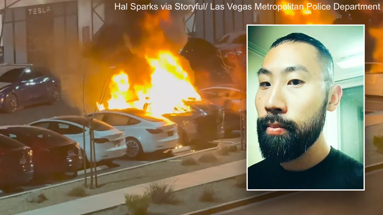 Man arrested in Molotov cocktail attack at Tesla shop in Las Vegas will also face federal charges