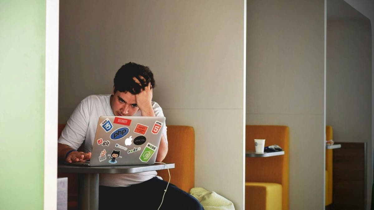 man on laptop