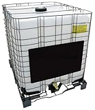 275 Gallon IBC Tote with Metal Pallet & Cage
