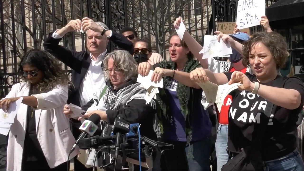 Columbia grads shred diplomas over Mahmoud Khalil arrest: ‘We are enraged’