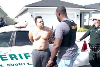 Florida man arrested after surveillance footage captures daylight road rage shootout