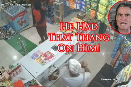 Scimitar-Wielding Shop Owner Sends Armed Robber Packing