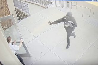 Massachusetts man in gas mask pepper sprays officers in courthouse near Boston, video shows