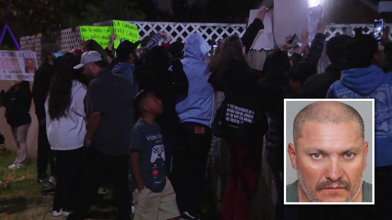 Angry mob targets wrong house after accused serial cat killer released from jail as vigil turns violent