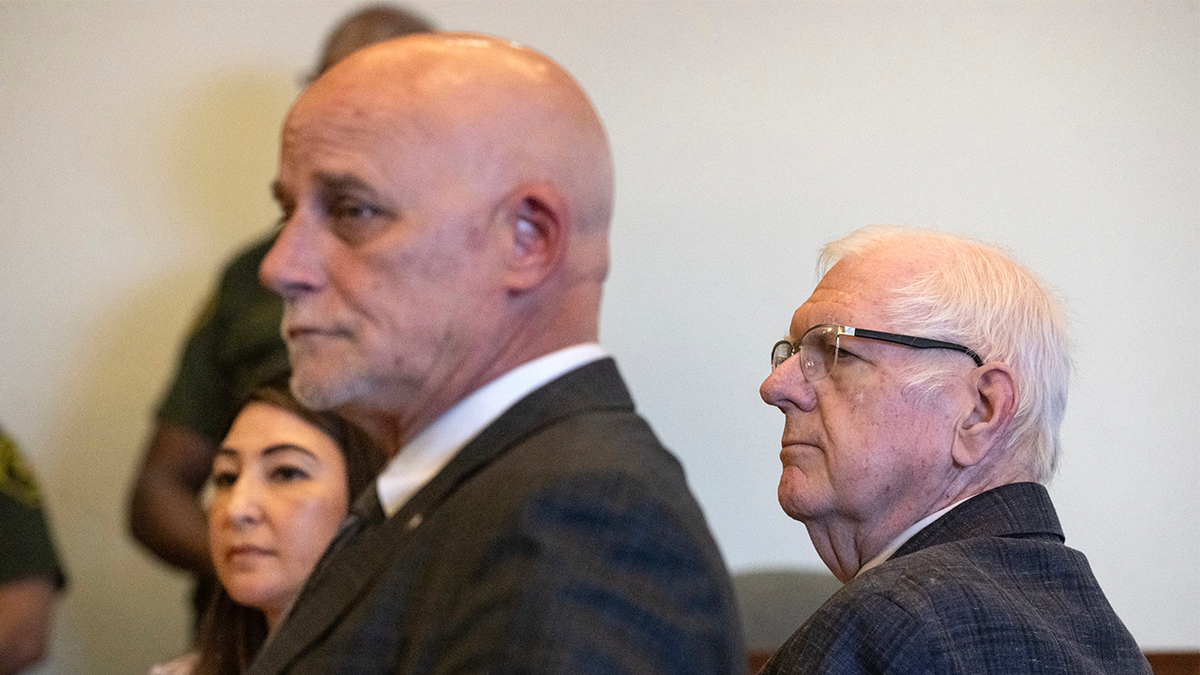 Jeffrey Ferguson and his attorney's Cameron Talley and Frances Prizzia