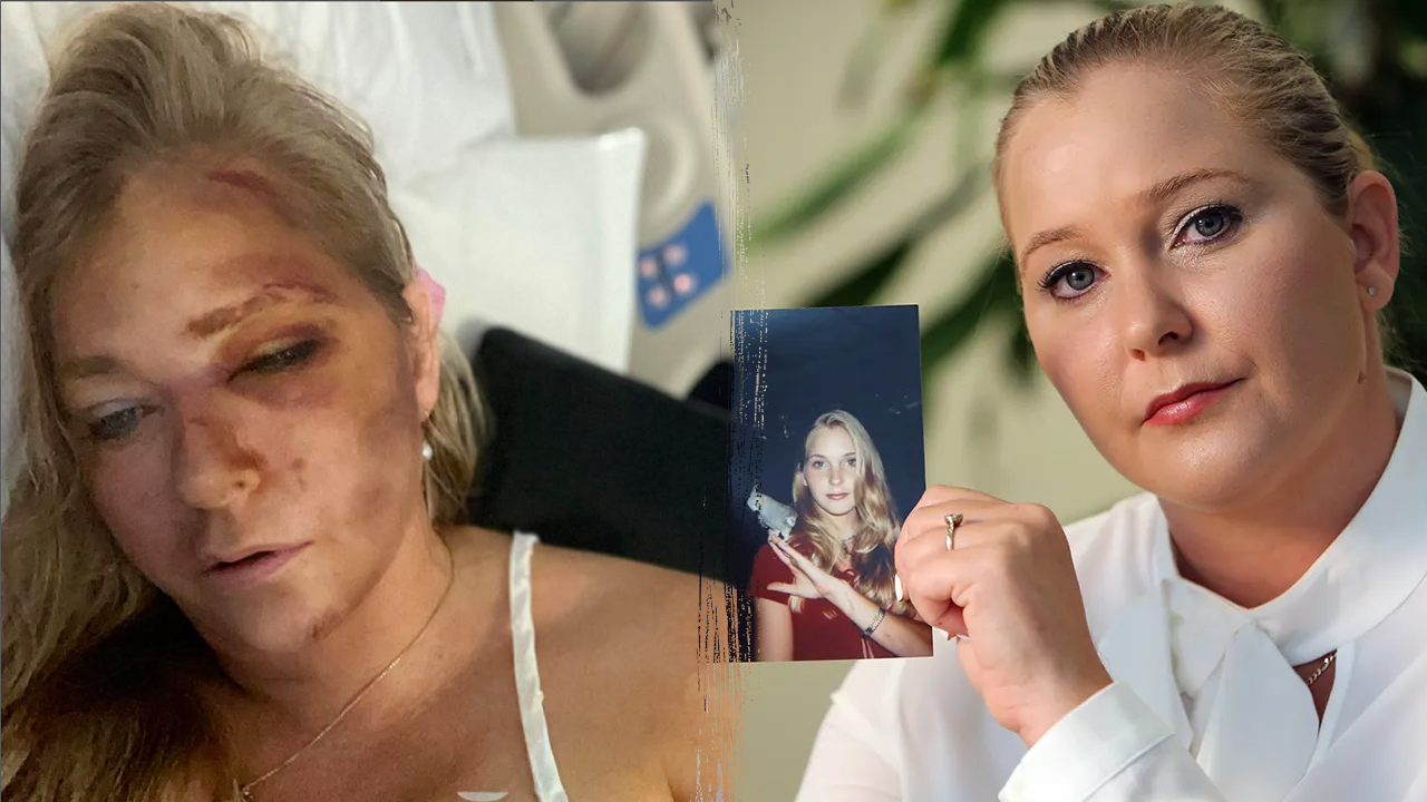 Epstein accuser Virginia Giuffre leaves hospital after crash with school bus