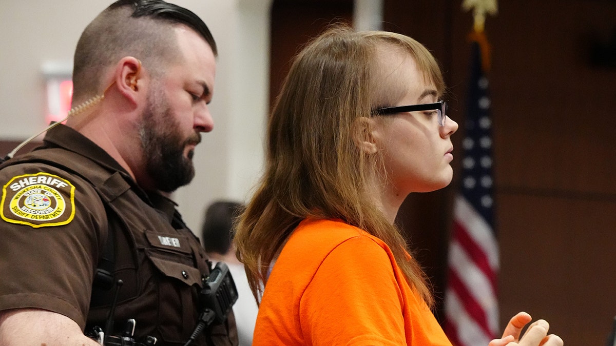 'Slender Man' stabber Morgan Geyser appears in a Wisconsin courtroom