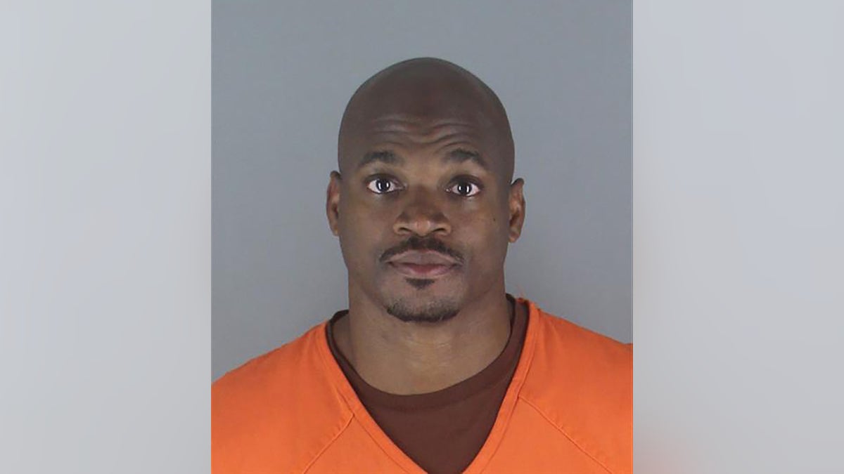 Adrian Peterson mugshot