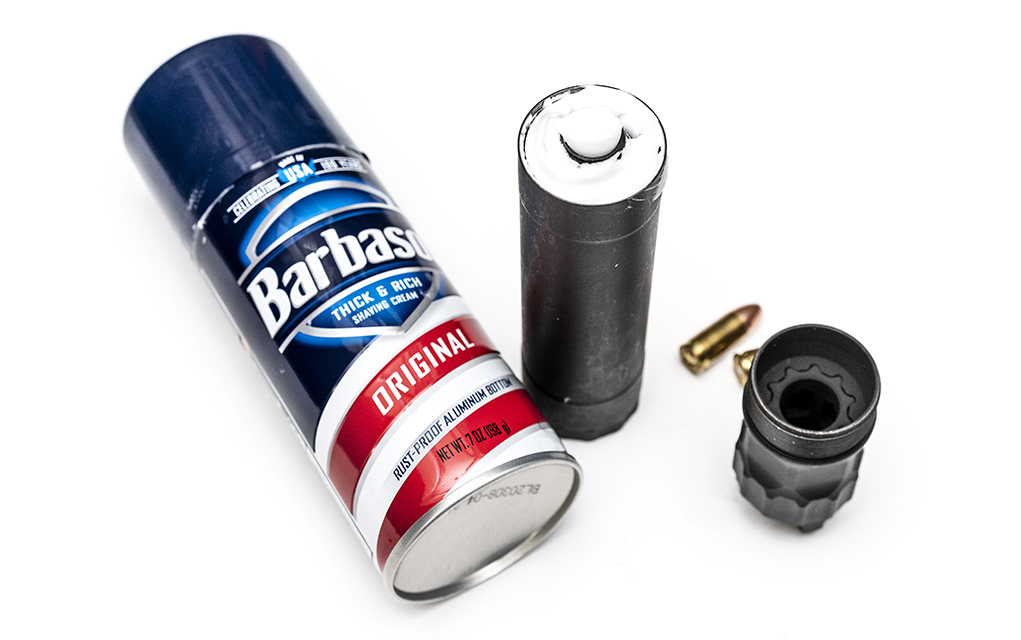 shooting wet suppressor shaving cream