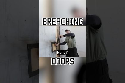 How to breach a door in style. #shorts #reels #military