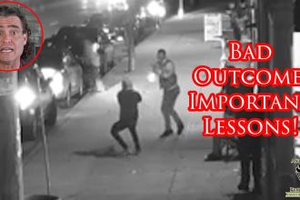 Robber Gets The Drop On Armed Defender