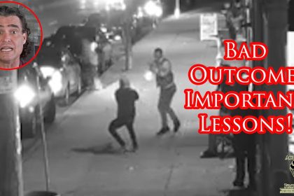Robber Gets The Drop On Armed Defender