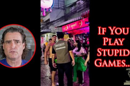 Drunk Idiot Pays For Violating All The Rules of Stupid in Thailand