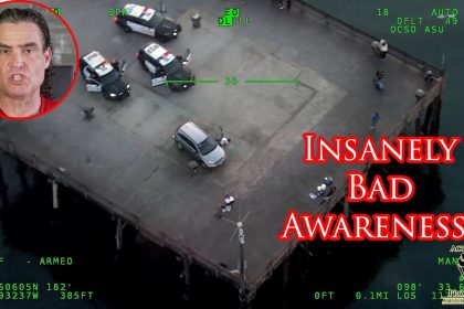 Oblivious Bystanders Watch Santa Ana Officers Take On Armed Suspect