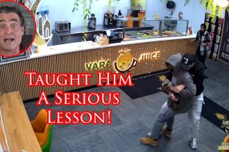 Hero Neighbor Gives Armed Robber A Beat Down