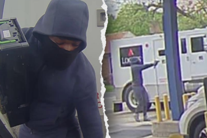 Crew of armed gunmen rob armored truck outside of Chicago-area bank in broad daylight