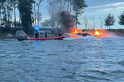 More than 20 people injured after boat catches fire in New York; captain charged with DWI