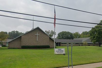 Armed gunman shot dead after opening fire at Sunday church service