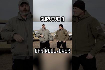 Could YOU survive a car roll-over? Learn life-saving tips in just 60 seconds!  #CarSafety  #shorts