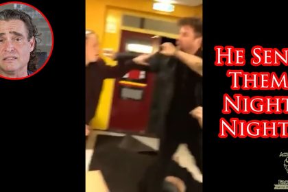 Restaurant Patron Turns Two Drunk Idiots Lights Out