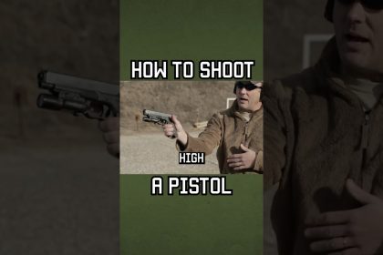 How to shoot a pistol: the basics #shorts #tips #military
