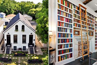 Home worth .6M with 7,000 books and floor-to-ceiling shelves touted for ‘charm and character’