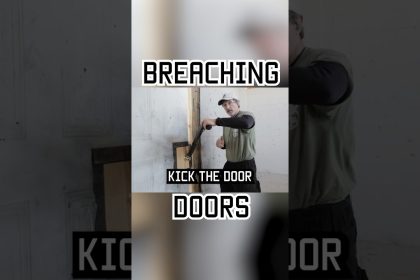 How to breach a door using a shotgun. #shorts #tips