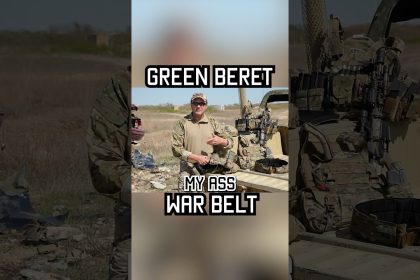 Green Beret war belt setup #shorts #military #gear